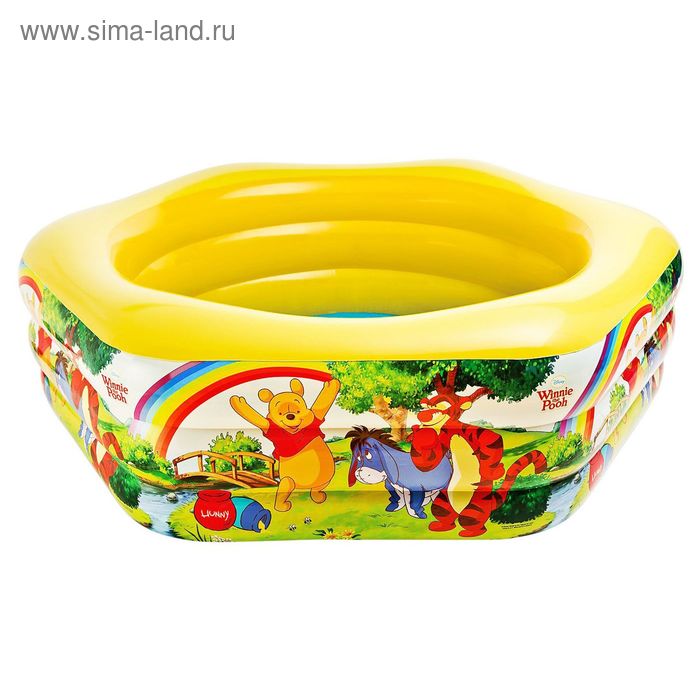Бассейн надувной "Винни Пух", 191 х 178 х 61 см, от 6 лет - Фото 1