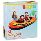 Лодка Explorer 200, 2 местная, 185×94×41 см, от 6 лет, до 95 кг, 58330NP INTEX - Фото 2