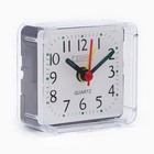 Часы - будильник настольные «Соломон», дискретный ход, 6×6 см, от батареек АА - Фото 2