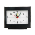 Часы - будильник настольные "Классика", дискретный ход, циферблат 5 х 8 см, 9 х 10 см, АА - фото 8230529