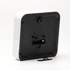 Часы - будильник настольные "Классика", с подвесом, дискретный ход, d-12.5 см, 15 х 15 см, АА - Фото 3