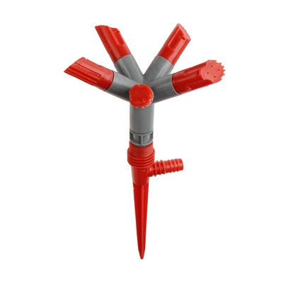 Распылитель 5-лепестковый, 29 см, штуцер под шланги 1/2", 3/4", пика, пластик, Greengo
