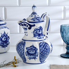 Кувшин для воды «Восточный», 15×18×27 см, 1.76 л, фарфор гжель - Фото 2