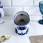 Подставка для ложек «Чудо-рыба», 10×16.5×13.5, фарфор гжель - Фото 2