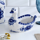 Подставка для половника «Уточка», 13×21 см, фарфор, гжель - Фото 1