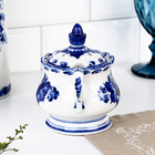 Сахарница фарфор гжель «Елена», 13×10×16 см - Фото 2