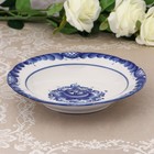 Тарелка глубокая «Цветы», d=24 см, h=4 см, фарфор гжель - Фото 1
