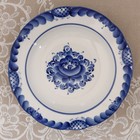 Тарелка глубокая «Цветы», d=24 см, h=4 см, фарфор гжель - Фото 2