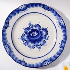 Тарелка плоская «Цветы», d=20 см, гжель, фарфор - Фото 5