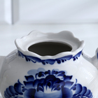 Заварочный чайник фарфор «Хуторок», h=13.5 см, гжель - Фото 4