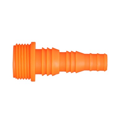 Штуцер, наружная резьба 3/4", для шлангов 1/2" (12 мм), 5/8" (16 мм), пластик