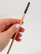 Кисть для макияжа, скошенная, 18 (± 1) см, бежевая - Фото 3