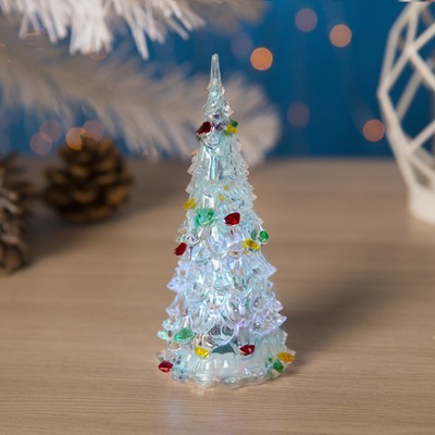 Игрушка световая "Ёлочка радуга" (батарейки в комплекте) 12 см, 1 LED, RGB