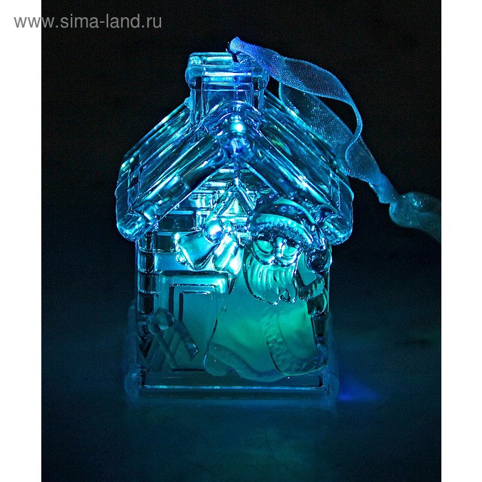 Игрушка световая "Домик", 6 см. батарейки в комплекте - Фото 1