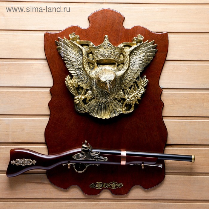 Сувенирное ружье на планшете с орлом, 40х60 см - Фото 1