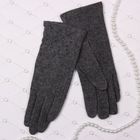 Перчатки женские "Белла", размер 9, цвет серый - Фото 1