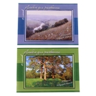 Альбом для рисования А4, 40 листов на скрепке "Родная природа", обложка картон 190-215г/м2, блок офсет 100г/м2, МИКС - Фото 1