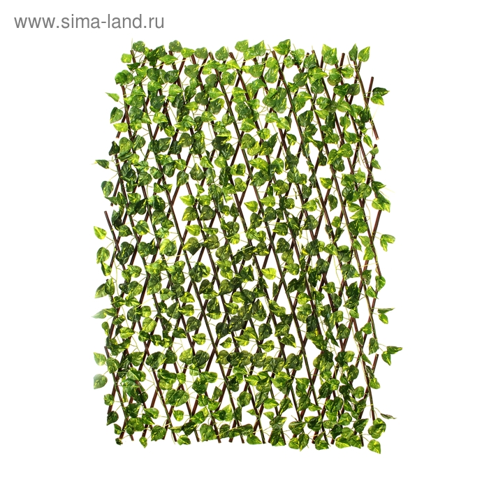 Ограждение декоративное, 240 × 60 см, «Листья»