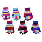 Перчатки детские "Полоски" с шерстяным подкладом, цвета МИКС - Фото 2