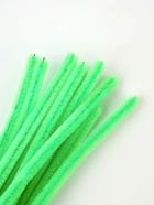 Проволока с ворсом для поделок и декорирования, набор 10 шт., цвет зелёный - фото 809202903
