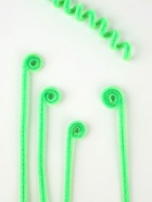 Проволока с ворсом для поделок и декорирования, набор 10 шт., цвет зелёный - фото 809202905