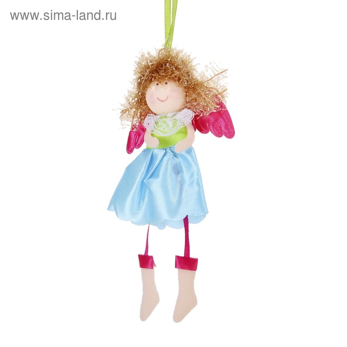 мягкая яркое платьице 14 см ангелок - Фото 1