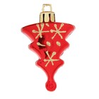 Украшение ёлочное "Ёлочка в снежинках" (набор 6 шт) 4 см - Фото 2