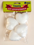 Фигурка для поделок и декорирования «Сердце» набор 4 шт., размер 1 шт.: 5.5×5.5 см - Фото 4