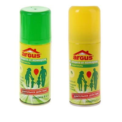 Аэрозоль Argus репеллентный от комаров, мошек, слепней, 100 мл