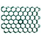 Решётка газонная, 54.5 × 35 см, пластик, набор 6 шт., зелёная - Фото 2