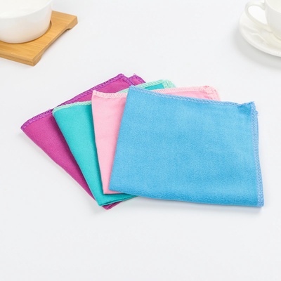 Салфетка для уборки Доляна, для стёкол и зеркал, 30×30 см, МИКС