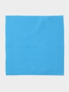 Салфетка для уборки Доляна, для стёкол и зеркал, 30×30 см, голубая - Фото 3