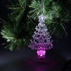 Игрушка световая "Украшенная елочка", 17х8 см, батарейки в комплекте - Фото 1