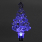 Игрушка световая "Украшенная елочка", 17х8 см, батарейки в комплекте - Фото 2