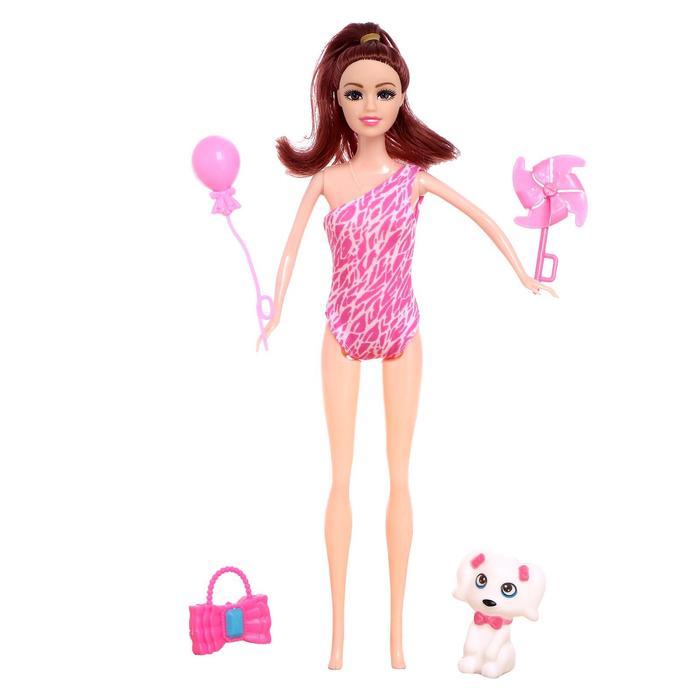 Кукла-модель «Мира» в купальнике, с аксессуарами, МИКС 48900