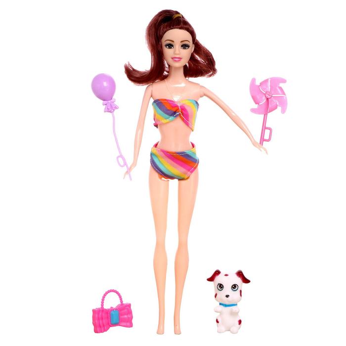 Кукла-модель «Мира» в купальнике, с аксессуарами, МИКС 48900