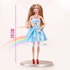 Кукла-модель шарнирная «Лиза» в платье, с аксессуарами, МИКС - фото 4608957