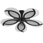 Люстра с ПДУ 69664/5BK LED 115Вт диммер 3000-6000K черный 55х55 см BayerLux 5130697