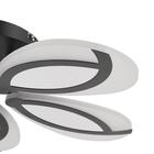 Люстра с ПДУ 69664/5BK LED 115Вт диммер 3000-6000K черный 55х55 см BayerLux 5130697