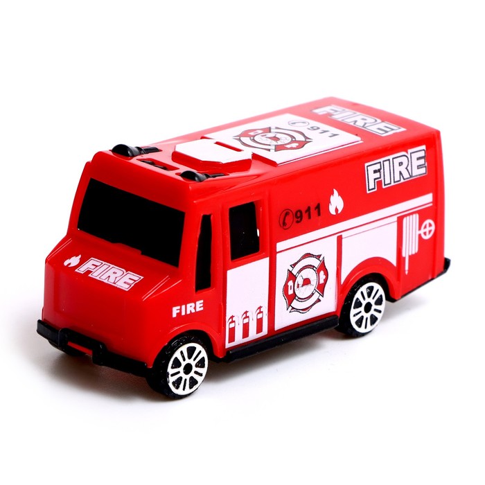Набор машин «Пожарная служба», 5 штук - фото 1911523945