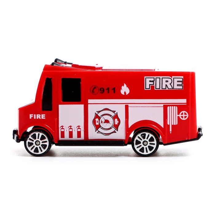 Набор машин «Пожарная служба», 5 штук - фото 1911523946