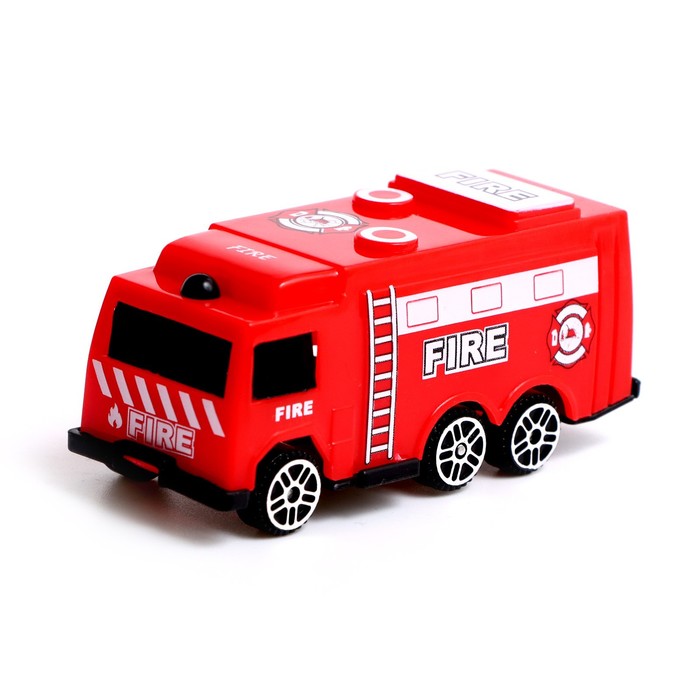 Набор машин «Пожарная служба», 5 штук - фото 1911523948