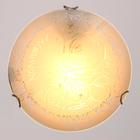 Светильник "Букет" моллир., 1х60Вт Е27, хром, d=25 см,  h=4,5 см - фото 23084922