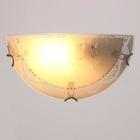 Светильник "Индия" моллир., 1х60Вт Е27, хром, d=30 см,  h=5,5 см - фото 21200020