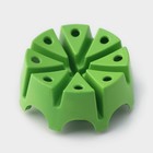 Овощерезка универсальная Доляна «Фреш Флеш», 7 насадок, овощечистка, мерный контейнер, 27×10×12 см, зелёная, белая - Фото 15