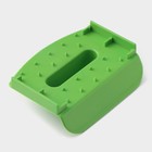 Овощерезка универсальная Доляна «Фреш Флеш», 7 насадок, овощечистка, мерный контейнер, 27×10×12 см, зелёная, белая - Фото 16