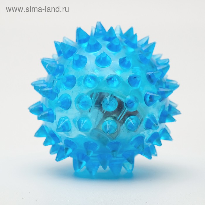 Мячик светящийся средний, 5,5 см, микс цветов - Фото 1