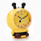 Часы - будильник настольные "Пчела" с подсветкой, циферблат 9 х 10.5 см, 13 х 17 см, АА - Фото 2