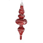 Украшение ёлочное "Сосулька - белый серпантин" (набор 2 шт) 15 см - Фото 2