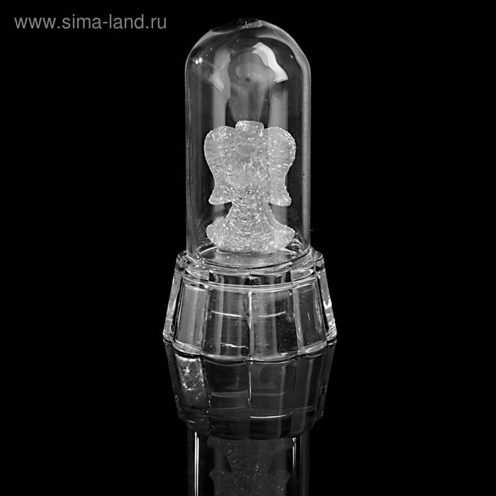 Сувенир стекло "Маленький ангел в колбе" световой, 7,5х4,3 см - Фото 1